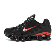 Nike Shox TL Sneakers in White and Red