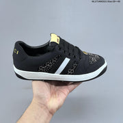 Gucci Screener Distressed Low-Top Sneakers