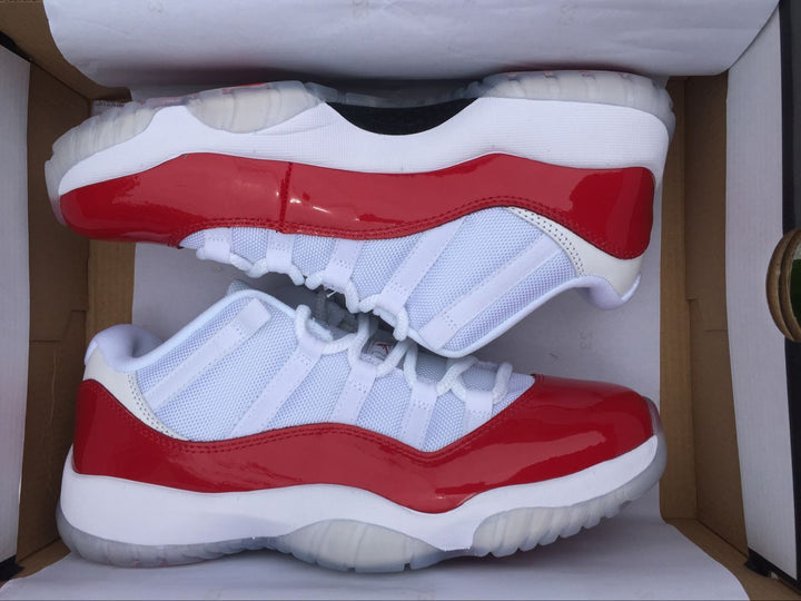 Jordan Air Jordan 11 Low Sneakers White Red