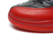 Air Jordan 12 Black and Red High-Top Basketball Sneakers