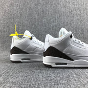 Air Jordan 3 Retro Mocha White and Brown Sneakers