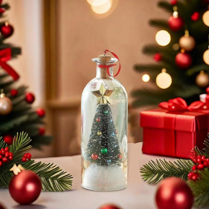 Christmas -Recordable Christmas Tree Message In A Bottle