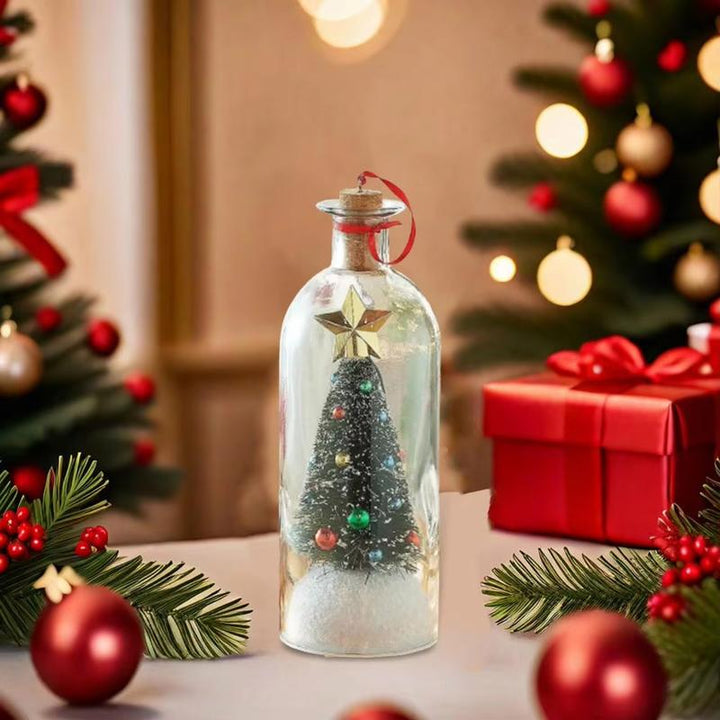 Christmas -Recordable Christmas Tree Message In A Bottle