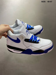 Nike Air Flight 89 Sneakers White and Royal Blue