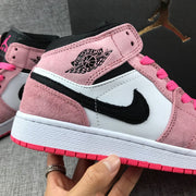 Air Jordan 1 Mid Pink Sneakers 852542-801