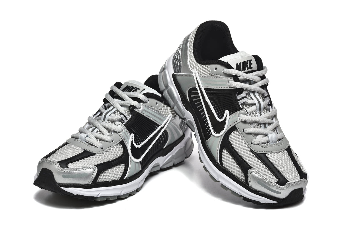 Nike Silver and Black Mesh Sneakers