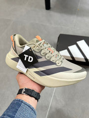 Adidas Adizero Lightstrike Pro Running Shoes, Cream and Navy