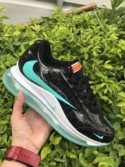 Nike Air Max 720 Sneakers in Black and Turquoise