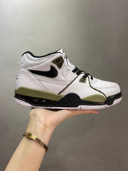 Nike Air Flight 89 Sneakers White Olive Green