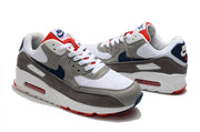 Nike Air Max 90 White Grey Red Sneakers