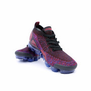 Nike Air VaporMax Flyknit Sneakers Deep Red Blue 942842-006