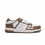 Spade A Low-Top Sneakers in Coffee Brown and White MFS003-281
