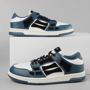AMIRI Low-Top Sneakers in Navy, White and Black