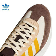 Adidas Lightstrike Running Sneakers in Brown, Yellow and White