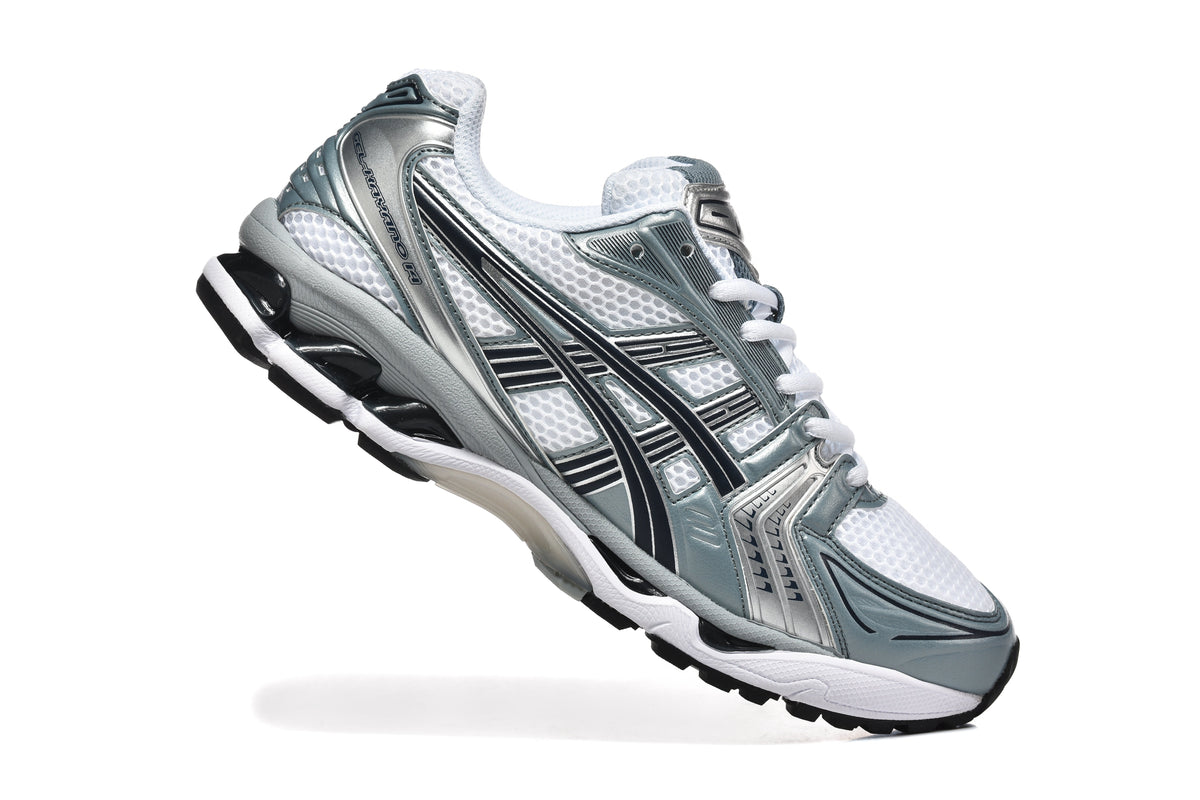 ASICS GEL-KAYANO 14 White Silver Sneakers
