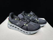On Cloudsurfer Running Shoes in Black and Glacier