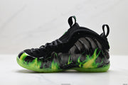 Nike Air Foamposite Huarache Black Green Basketball Sneakers
