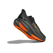 HOKA Mach 6 Running Shoes, Black with Teal and Orange