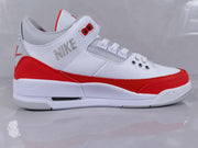 Air Jordan 3 Retro White Red Sneakers