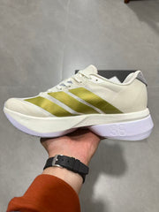 Adizero Lightstrike Pro White and Olive Running Shoes JS4947