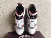 Jordan 4 Paris Saint-Germain Sneakers White Burgundy