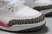 Jordan Air Jordan 3 High-Top Sneakers White Pink
