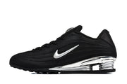 Nike Black and Silver Plated-Detail Sneakers