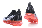 Nike Air VaporMax Flyknit 2 Black White Orange Sneakers