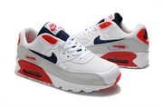 Nike Air Max 90 White Red Navy Sneakers