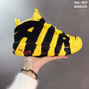 Nike Air More Uptempo Sneakers Yellow Black Red 09JHD1215