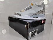 Jordan Air Jordan 3 Retro White Grey Orange Sneakers
