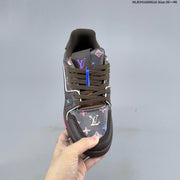 Louis Vuitton Trainer Sneakers in Brown Monogram Print