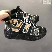 Nike Air More Uptempo Black Camo Sneakers 09JXD723