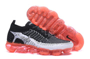 Nike Air VaporMax Flyknit 2 Black White Orange Sneakers