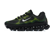 Nike Air Max Black and Volt Green Sneakers