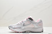 Nike Air Zoom Vomero 5 Sneakers in White, Pink and Grey