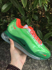 Nike Air Max 720 Green and Orange Sneakers