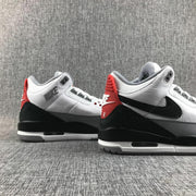 Jordan Air Jordan 3 White Grey Black Red Sneakers