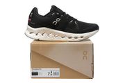 On Cloudsurfer Black White Running Sneakers
