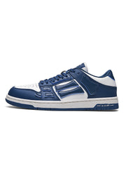 AIVIIRI Navy and White Low-Top Sneakers