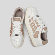 AMIRI Low-Top Sneakers in White and Beige