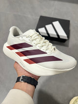 Adidas Lightstrike Pro Running Shoes in White and Burgundy
