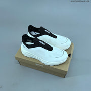 Descente Dualis Primer Slip-On Sneakers, White and Black