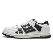 AIVIIRI MFS003-111 White and Black Low-Top Sneakers