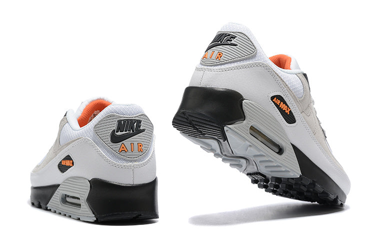 Nike Air Max 90 Sneakers White Grey Black Orange