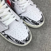 Jordan Air Jordan 1 Mid Graphic Sneakers Black White