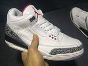 Jordan Air Jordan 3 White Cement High-Top Sneakers
