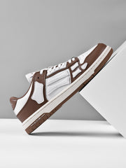 AMIRI Low-Top Sneakers in Brown and White