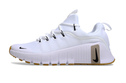 Nike Free White Sneakers with Gum Outsole