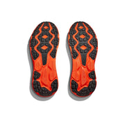HOKA Challenger 7 Trail Running Shoes - Black and Orange